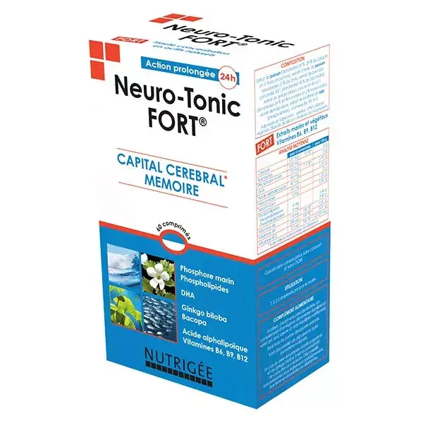 Nutrigée Neuro-tonic fort 60 comprimés