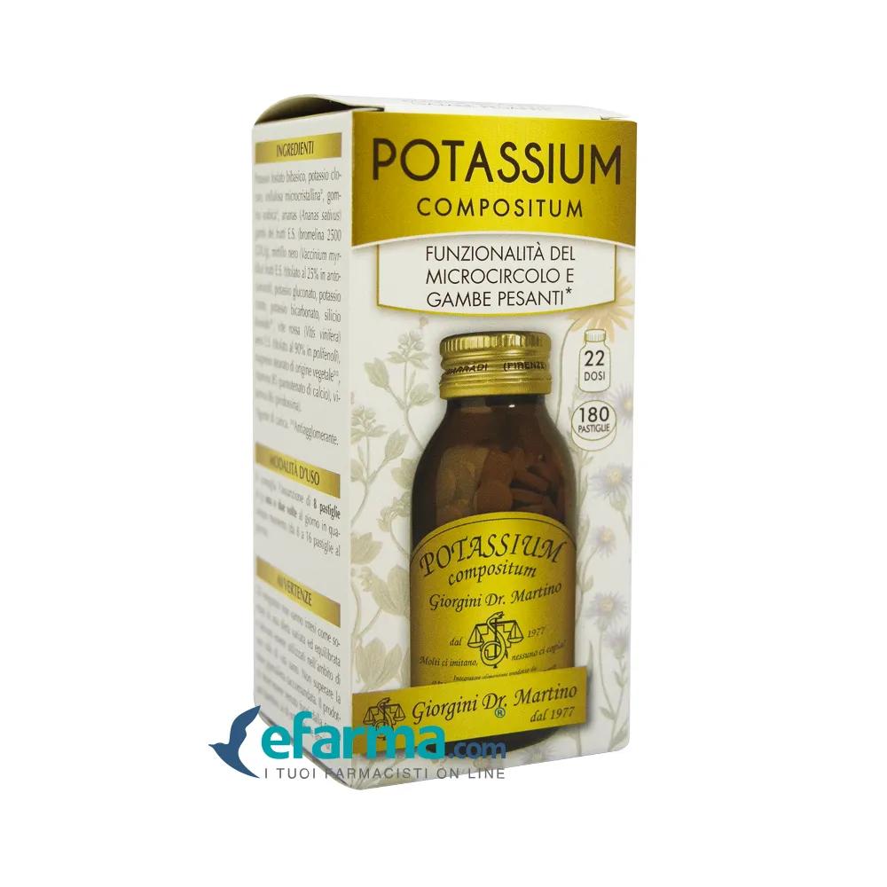 Dr. Giorgini Potassium Compositum Integratore Microcircolo 180 Pastiglie