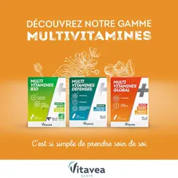 Vitavea Multi Vitamines Booster Energie Défenses naturelles 45 gélules