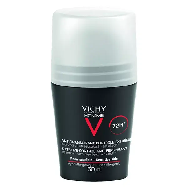 Vichy Homme Deodorant anti-perspirant ball 72H 50ml