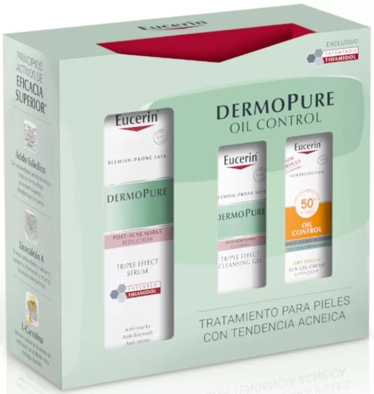 Eucerin Dermopure Serum Triplo Efeito 40 ml + Mini Serum Triplo Efeito + Mini Gel-Creme SPF50