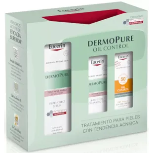 Eucerin Dermopure Sérum Triple Efecto 40 ml + Mini Serum Triple Efecto + Mini Gel-Cream SPF50
