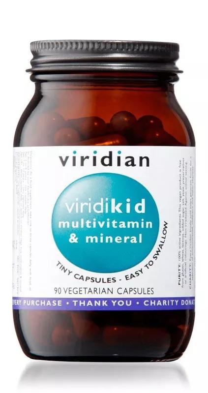 Viridian Virikid Multivitaminas E Minerais 90 Cápsulas