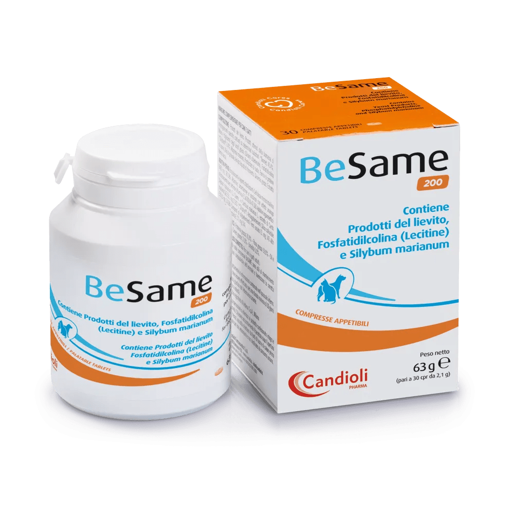 Besame 200mg Integratore Epatico Cani e Gatti 30 Compresse Appetibili