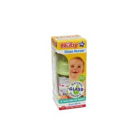 Nuby Biberon Verre Vert +0m 60ml