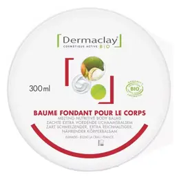 Dermaclay Baume Corps Fondant Bio 300ml