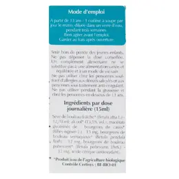 Herbalgem Sève de Bouleau Fraîche Dépurasève Bio 250ml