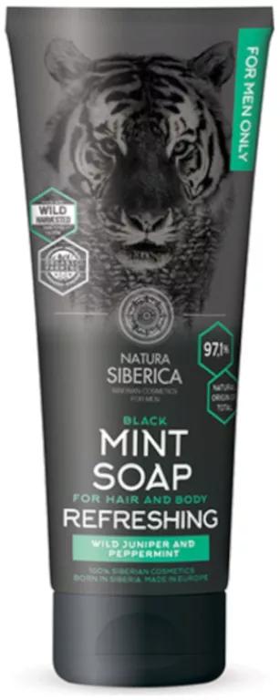 Natura Siberica Men Peppermint Soap Hair and Body 200 ml