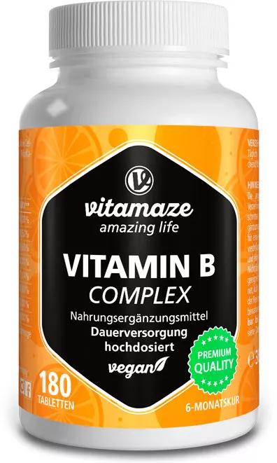 Vitamaze Vitamin B Vegan Complex 180 Tablets