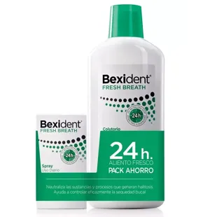 Bexident Fresh Breath Mouthwash 500ml + Spray 15 ml