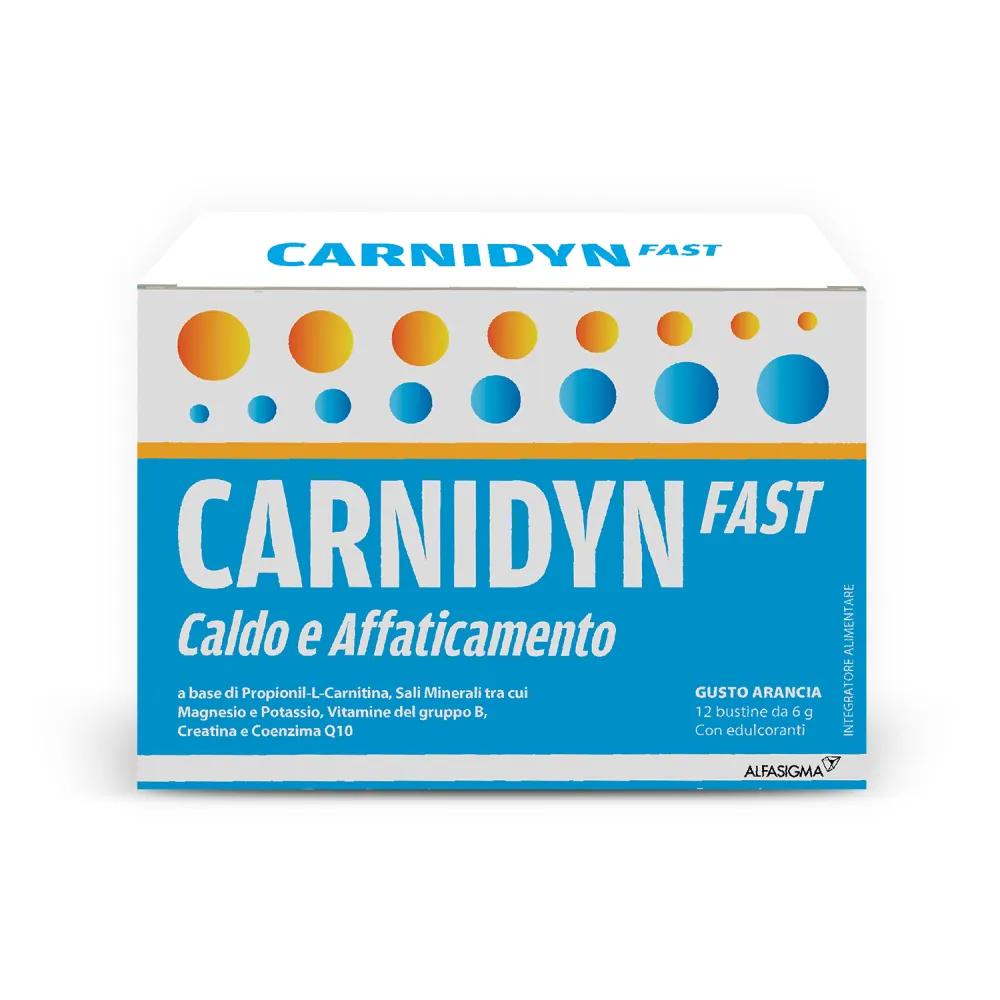 Carnidyn Fast Magnesio e Potassio Integratore 12 Bustine