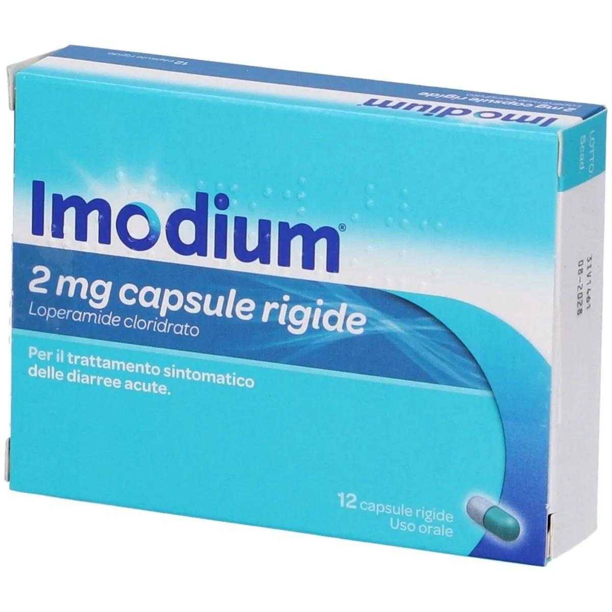 Imodium Diarrea Occasionale Acuta 12 Capsule Rigide