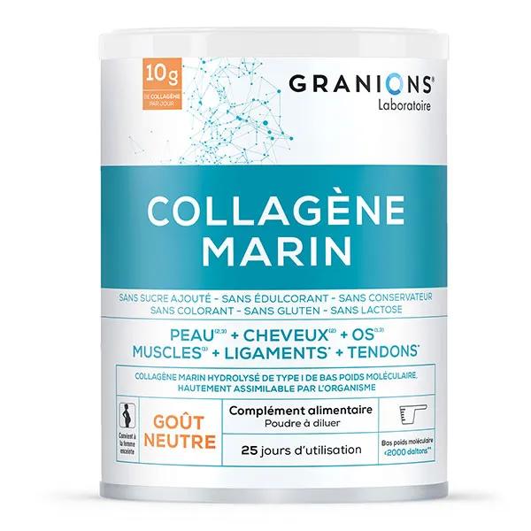 Granions Collagène Marin Poudre - Goût Neutre - 25 jours