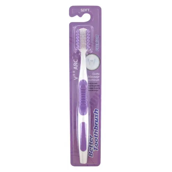Better Toothbrush Premium Cepillo de Dientes Suave Violeta