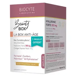 Biocyte Beauty Box Collagen Express + Hyaluronique Forte + Activ Anti-Rides Offert