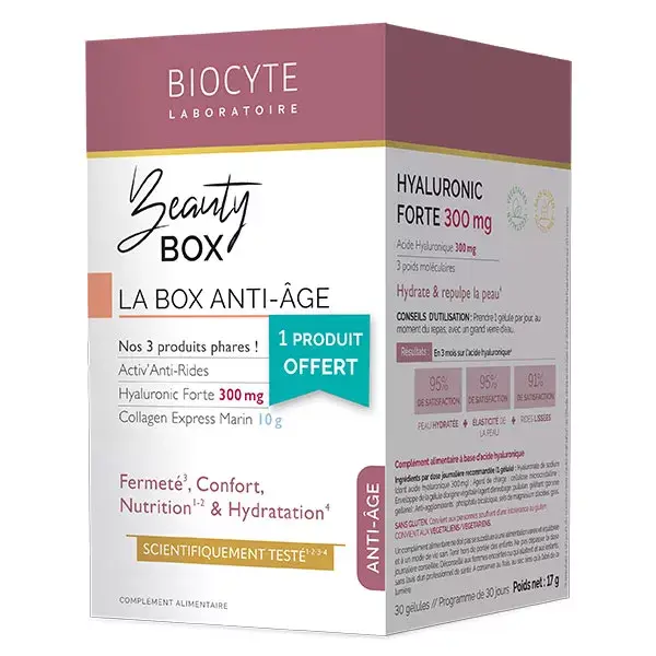 Biocyte Beauty Box Collagen Express +  Strong Hyaluronic + Activ Anti-Wrinkle Free
