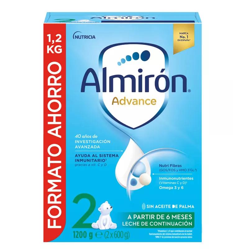 Nutribén Continuación ProAlfa 2, Leche en Polvo de Continuación para Bebés,  de 6 a 12 meses- Formato Ahorro 1 unidad 1200g : : Alimentación y  bebidas