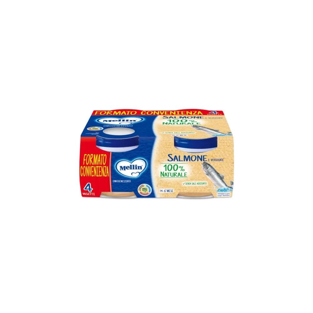 Mellin Omogeneizzato Salmone dal 6° Mese 4X80 gr