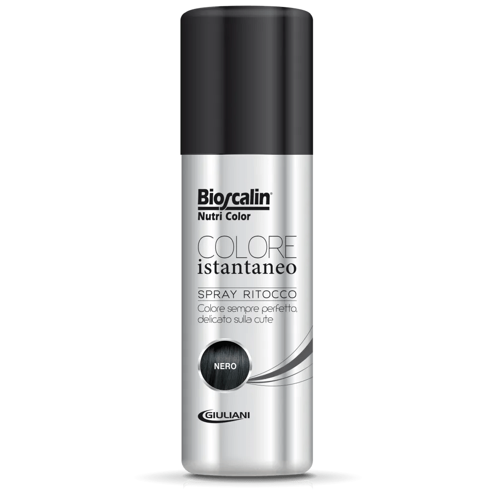 Bioscalin Nutri Color Colore Istantaneo Spray Ritocco Colore Nero 75 ml