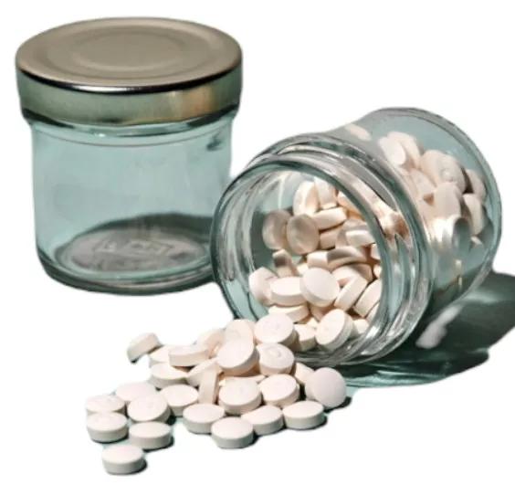 Denttabs Glasdose für Zahnpasta in Tablettenform 72 ml