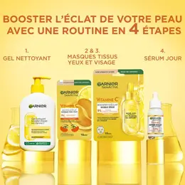 Garnier Masque tissu Yeux Vitamine C Eclat