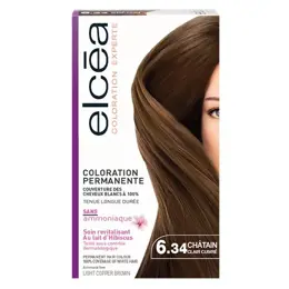 Elcea Coloration Permanente Chatain Clair Cuivre N6.34