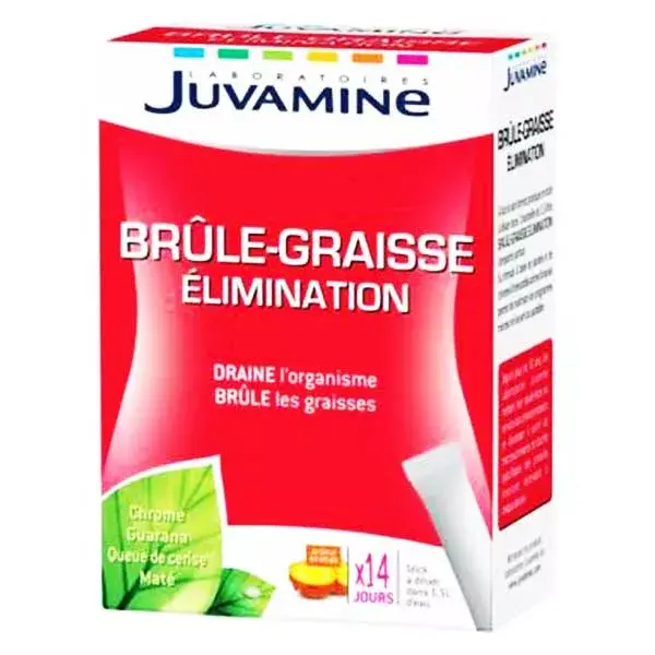 Juvamine Brûle-Graisse Elimination 14 sticks