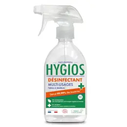 Hygios Spray Désinfectant Multi-Surfaces Eucalyptus Frais 500ml