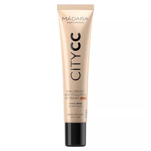 MÁDARA City CC Cream Anti-Inquinamento all'Acido Ialuronico SPF15 Beige 40ml