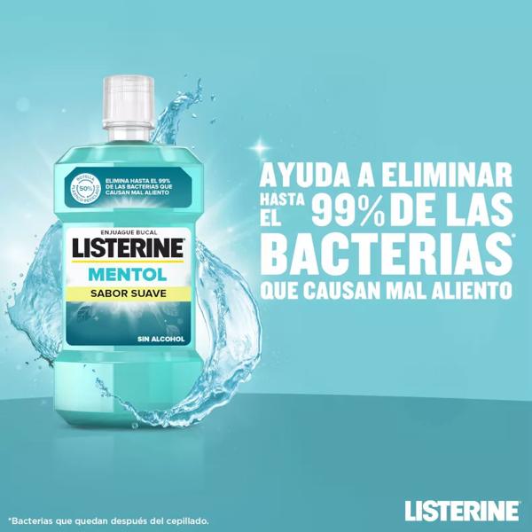 Listerine Menthol Mundspülung milder Geschmack 250 ml