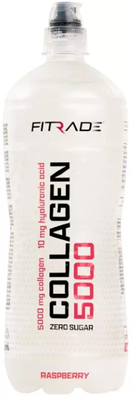 FITRADE COLLAGEN 5000 Funktionsgetränk ohne Gas oder Zucker Himbeergeschmack 1 L