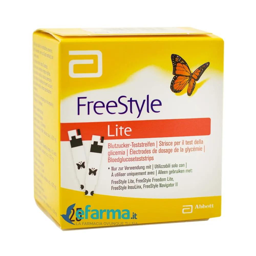 Freestyle Lite Strisce Reattive Glicemia 25 Pezzi