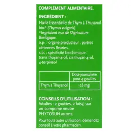 Phytosun Arôms Huile Essentielle Thym à Thuyanol Bio 5ml