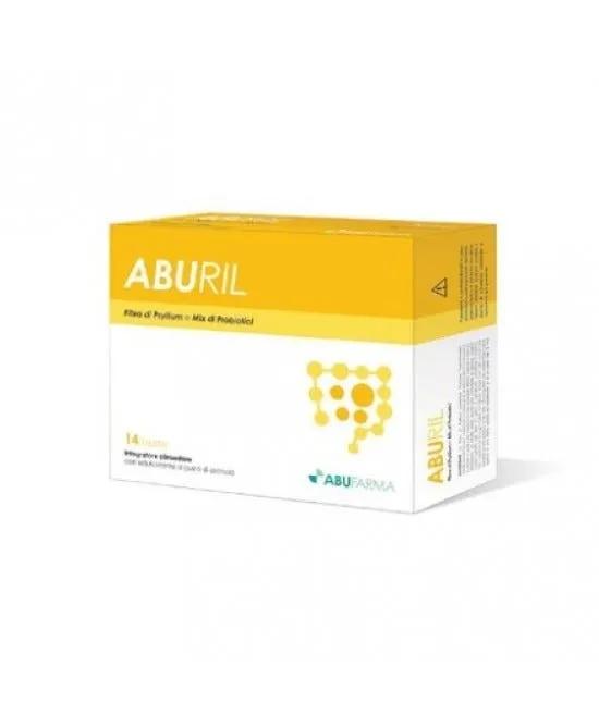 Aburil Integratore Di Fibre e Probiotici Lassativo 14 Bustine