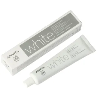 Apivita toothpaste White with Chew and propolis with fluorine 75ml