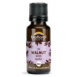 Biofloral 33 Walnut Noyer Granules Bio Fleur De Bach Granules 19,5 Gr