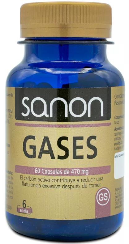 Sanon Gases 60 Cápsulas 470 mg