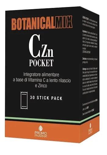 Botanical Mix Czn Pocket Integratore Difese Immunitarie 30 Stick