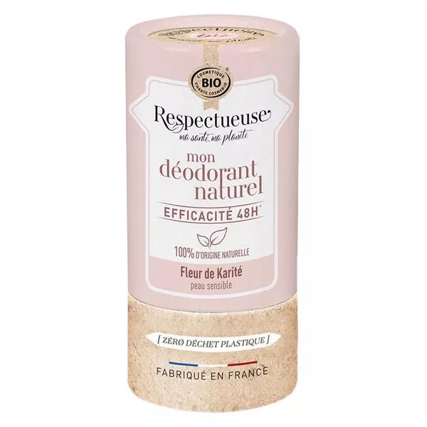 Respectueuse Mon Déodorant Naturel Fleur de Karité Bio 50g