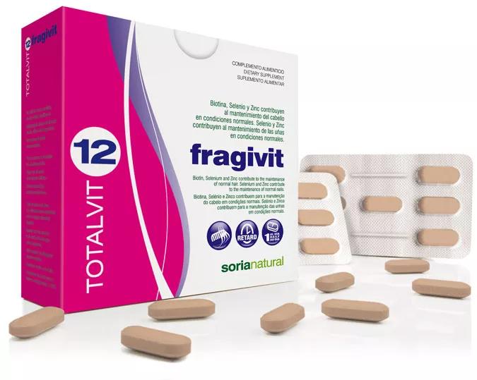 Soria Natural Totalvit 12 Fragivit Uñas y Pelo 28 Comprimidos