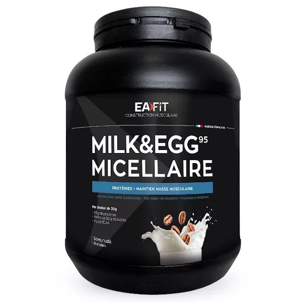 EAFIT leche y huevo 95 + msculo seco sabor caf 750g