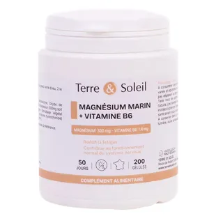 Terre & Soleil Magnesio + Vit B6 - Confezione da 200 capsule