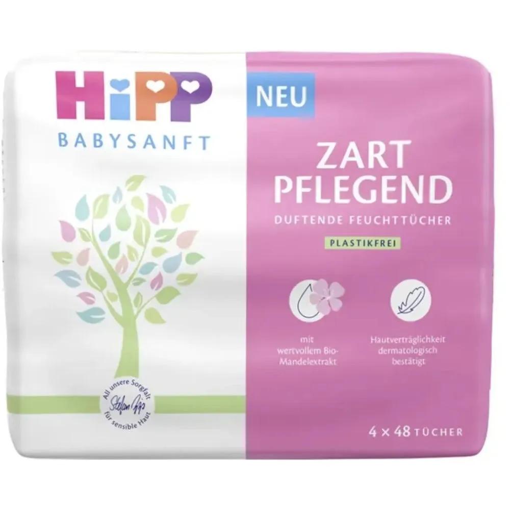 Hipp Salviettine Delicate & Nutrienti 4X48 Pezzi