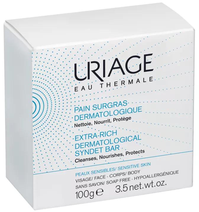 Uriage Barra dermatológica Pastilha Sem Sabão Surgras 100gr