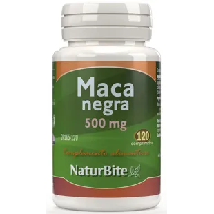 NaturBite Black Maca 500mg 120 Tablets