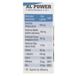 Labophyto XL POWER - stimulant sexuel rapide - 20 gélules