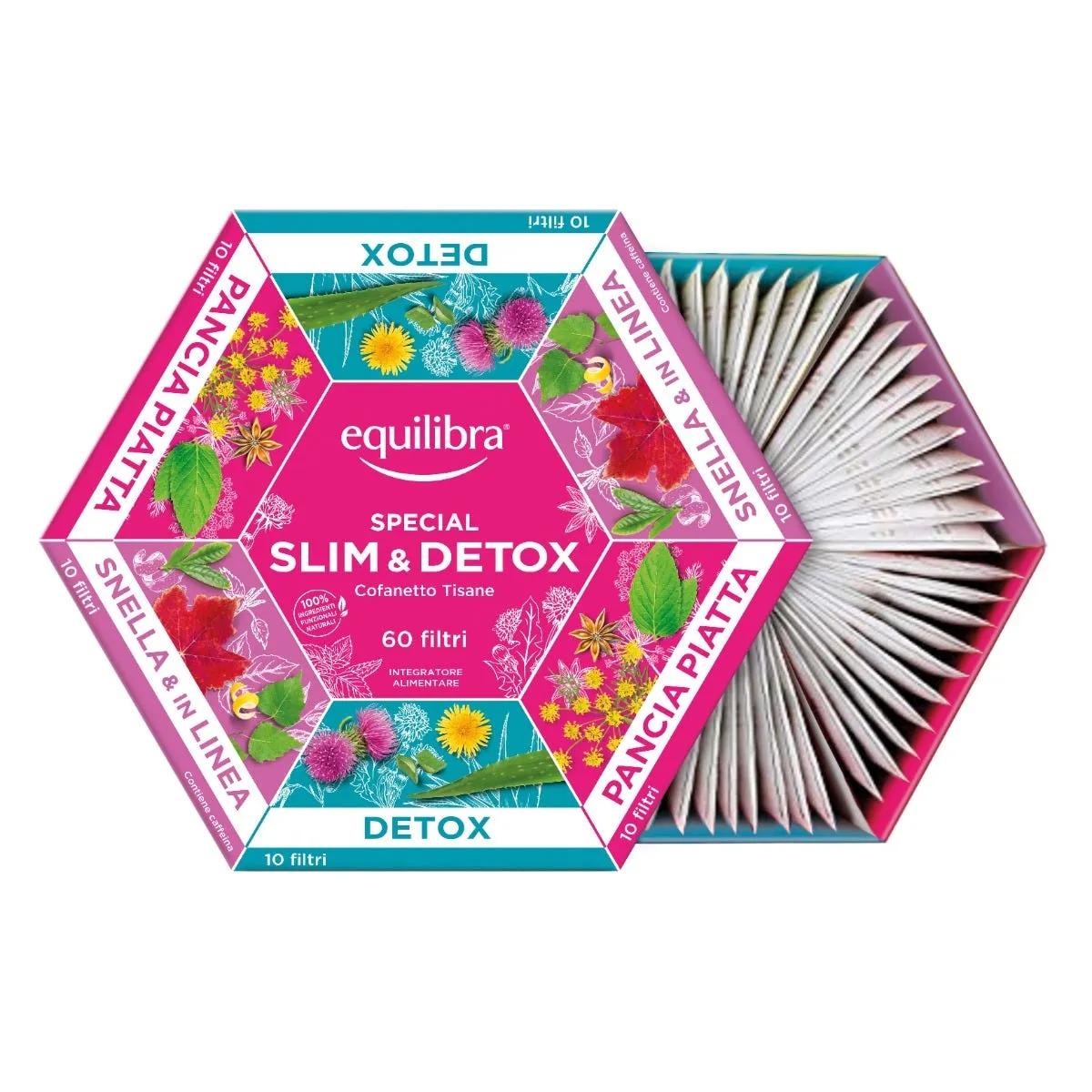 Equilibra Cofanetto Tisane Slim & Detox 60 Filtri