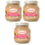 BabyBio Jar Apple, Banana and Coconut +6m 3x130 gr