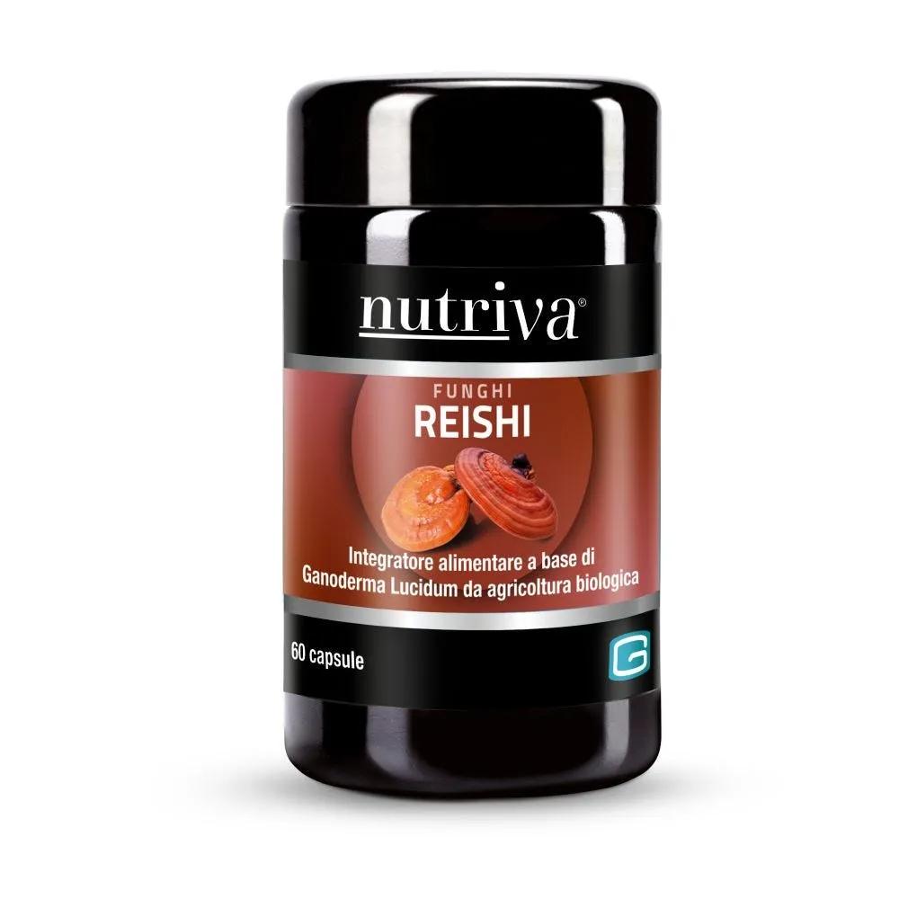 Nutriva Reishi Integratore Difese Immunitarie 60 Capsule Vegetali