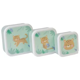 Saro Set of 3 Green Lunch Boxes 3 pcs